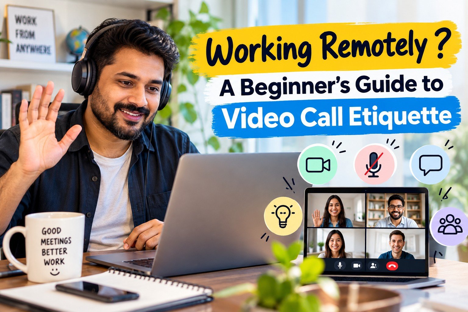 Working remotely ? A Beginner’s Guide to Video Call Etiquette